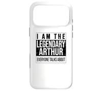 Custodia per iPhone 17 Pro Max I am the leggendary shirt, idea regalo per Arthur