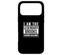 Custodia per iPhone 17 Pro Max I am the leggendary shirt, idea regalo per Brooks