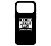 Custodia per iPhone 17 Pro Max I am the leggendary shirt, idea regalo per Evan