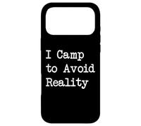 Custodia per iPhone 17 Pro Max I Camp to Avoid Reality Citazione divertente Camping