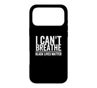 Custodia per iPhone 17 Pro Max I Can't Breathe Black Lives Matter, razza, diritto civile
