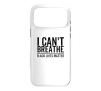 Custodia per iPhone 17 Pro Max I Can't Breathe Black Lives Matter, razza, diritto civile