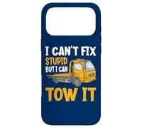 Custodia per iPhone 17 Pro Max I Can't Fix Stupid But I Can Tow It Funny Trailer Truck Driver