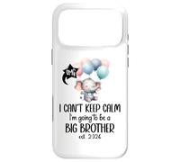 Custodia per iPhone 17 Pro Max I Can't Keep Calm I'm Going to Be a Big Brother 2026 Big Bro