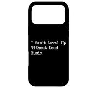 Custodia per iPhone 17 Pro Max I Can't Level Up Without Loud Music Funny Gamer Citazione