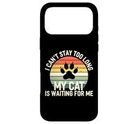 Custodia per iPhone 17 Pro Max I Cant Stay Too Long My Cat Is Waiting For Me Introvert Paws