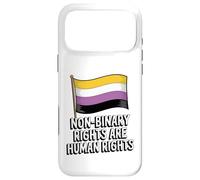 Custodia per iPhone 17 Pro Max I diritti non binari sono diritti umani - Pride Trans Ally