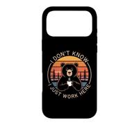 Custodia per iPhone 17 Pro Max I Don't Know I Just Work Here