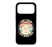 Custodia per iPhone 17 Pro Max I Don't Know I Just Work Here