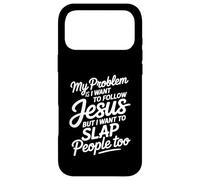 Custodia per iPhone 17 Pro Max I Follow Jesus But I Still Want To Slap People -