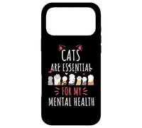 Custodia per iPhone 17 Pro Max I gatti sono essenziali per i miei amanti dei proprietari di gatti per la salute mentale