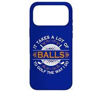 Custodia per iPhone 17 Pro Max I golfisti citano che ci vuole un sacco di palle per il golf come faccio io