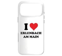 Custodia per iPhone 17 Pro Max I Heart Erlenbach am Main Germany Love German Souvenir Item