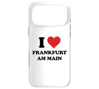 Custodia per iPhone 17 Pro Max I Heart Frankfurt am Main Germany Love German Souvenir Item