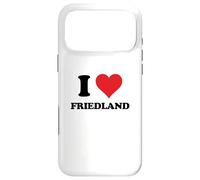 Custodia per iPhone 17 Pro Max I Heart Friedland Germany Love German Souvenir Item