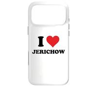 Custodia per iPhone 17 Pro Max I Heart Jerichow Germany Love German Souvenir Item