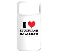 Custodia per iPhone 17 Pro Max I Heart Leutkirch im Allgäu Germany Love German Souvenir Ite