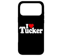 Custodia per iPhone 17 Pro Max I HEART LOVE TUCKER NOME SU UN TEE