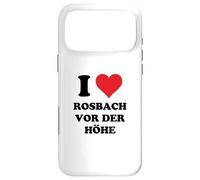 Custodia per iPhone 17 Pro Max I Heart Rosbach vor der Höhe Germany Love German Souvenir It