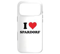 Custodia per iPhone 17 Pro Max I Heart Spardorf Germany Love German Souvenir Item