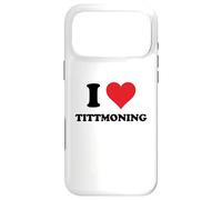 Custodia per iPhone 17 Pro Max I Heart Tittmoning Germany Love German Souvenir Item