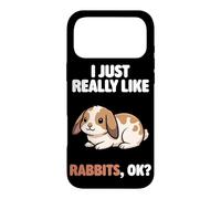 Custodia per iPhone 17 Pro Max I Just Really Like Rabbits Ok Animal Carino Mini Lop Coniglio
