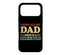 Custodia per iPhone 17 Pro Max I Keep All My Dad Jokes In A Dad A Base