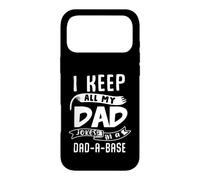 Custodia per iPhone 17 Pro Max I Keep All My Dad Jokes In A Dad A Base