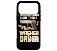 Custodia per iPhone 17 Pro Max I Know How To Load More Than A Washer Dryer Tiratore Pistola