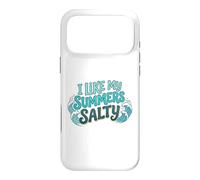 Custodia per iPhone 17 Pro Max I Like My Summers Salty Beach Lover Ocean Cute Vacation