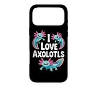 Custodia per iPhone 17 Pro Max I Love Axolotls Carino Salamandra Art
