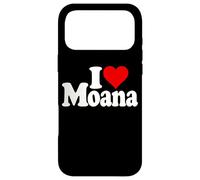 Custodia per iPhone 17 Pro Max I LOVE CUORE MOANA NOME SU UN TEE