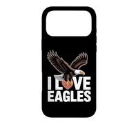 Custodia per iPhone 17 Pro Max I Love Eagles Design per gli amanti degli uccelli