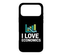 Custodia per iPhone 17 Pro Max I Love Economics Graph Passione