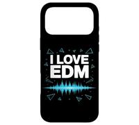 Custodia per iPhone 17 Pro Max I Love EDM Vibes Music Festival Onda sonora