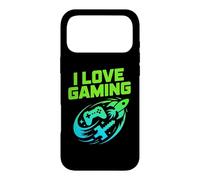 Custodia per iPhone 17 Pro Max I Love Gaming Console Rocket Spada Divertimento