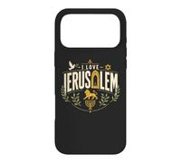 Custodia per iPhone 17 Pro Max I Love Gerusalemme Israele Ebraica Ebraica Art
