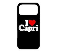Custodia per iPhone 17 Pro Max I LOVE HEART CAPRI ITALIA CAMPANIA