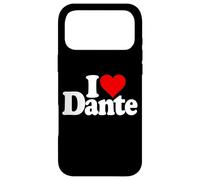 Custodia per iPhone 17 Pro Max I LOVE HEART DANTE NOME SU UNA TEE