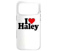 Custodia per iPhone 17 Pro Max I LOVE HEART HALEY NOME SU UN TEE