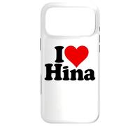 Custodia per iPhone 17 Pro Max I LOVE HEART HINA NOME SU UN TEE