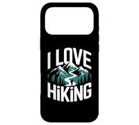 Custodia per iPhone 17 Pro Max I Love Hiking Avventura Sentieri di mont