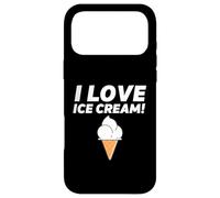 Custodia per iPhone 17 Pro Max I Love Ice Cream Party Outfit Vanilla Soft Serve Gelato Cone