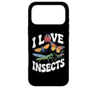 Custodia per iPhone 17 Pro Max I Love Insects Collezione di insetti colorati