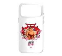 Custodia per iPhone 17 Pro Max I Love Japan, Cute Japanese Sumo Wrestling Character Graphic