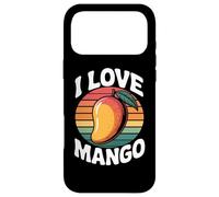 Custodia per iPhone 17 Pro Max I Love Mango Retro Colorato Tropicale