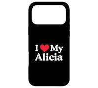 Custodia per iPhone 17 Pro Max I Love My Alicia Cuore Alicia Amore Alicia