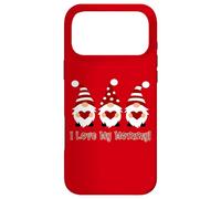 Custodia per iPhone 17 Pro Max I Love My Mommy with Love Gnomes