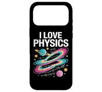 Custodia per iPhone 17 Pro Max I Love Physics Universo Scienze spaziali Cosmo