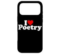 Custodia per iPhone 17 Pro Max I LOVE POESIE POESIE CUORE POETI
